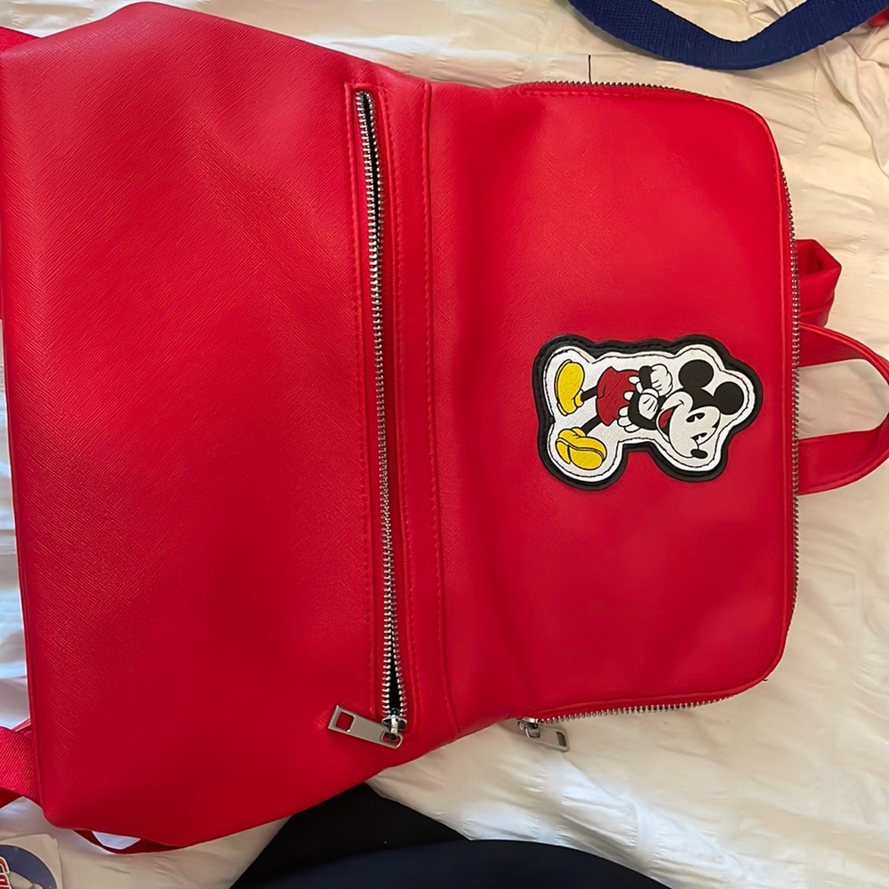 Retro Leather Disney Backpack